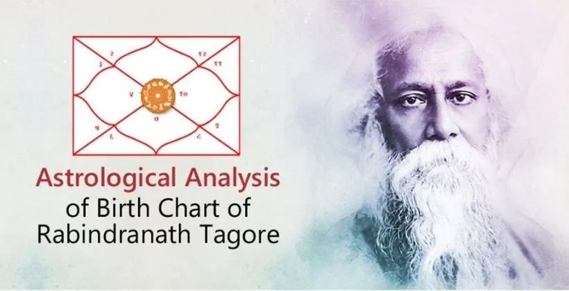 Astrological Analysis of Birth Chart of Rabindranath Tagore